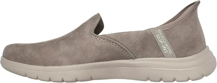Skechers Women's Slip on Loafer Taupe