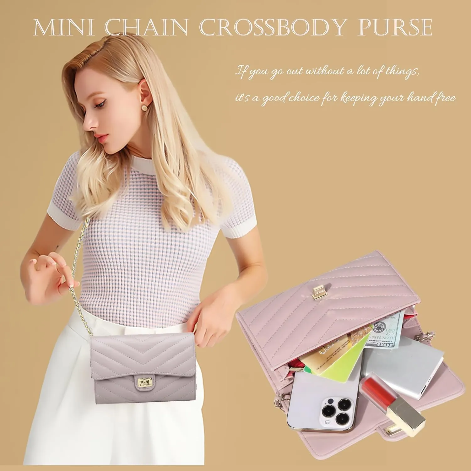 Small Crossbody Bags for Women, Small Purses Crossbody Purses, Cell Phone Purse with Card Slots for Travel Daypack