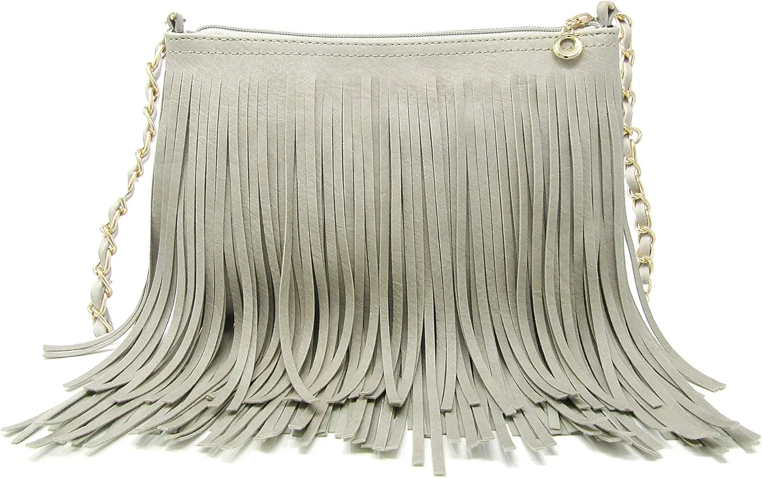 Solene Fringe Crossbody Shoulder Bag with Strap, Tassel Messenger bag, Country Style Western Fringe Purse for Women