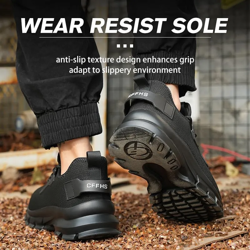 Steel Toe Shoes for Men Women Work Shoes Safety Sneakers Shoes Comfortable Lightweight Puncture Proof Slip Shoes