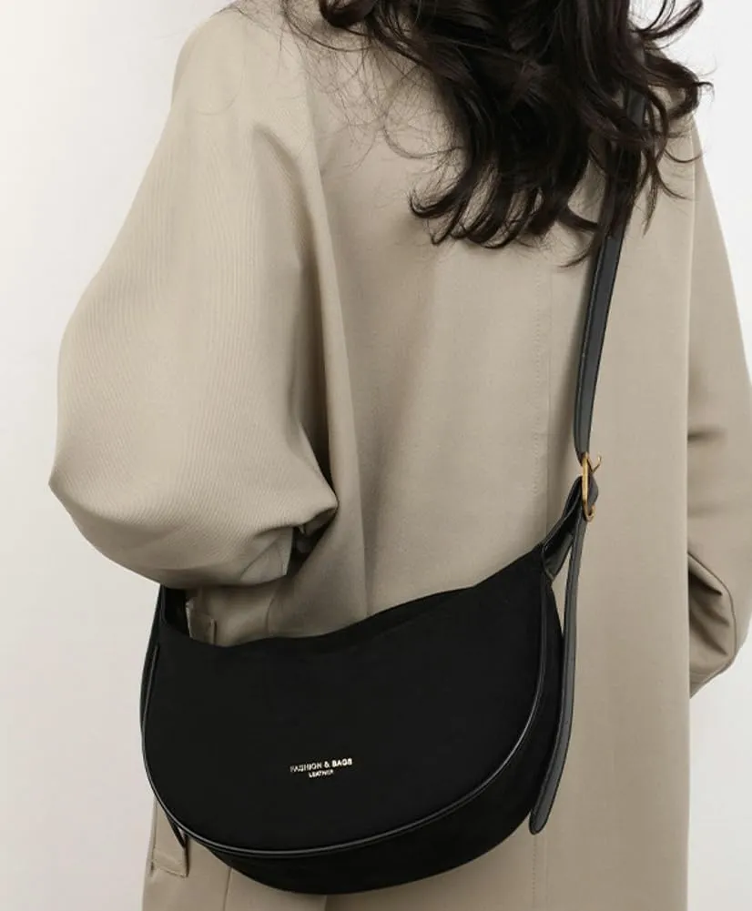 Suede Crossbody Bag Purse Satchel Handbag for Women Faux Suede Shoulder Bag Dumpling Bag Fashion Suede Tote Bag for Travel