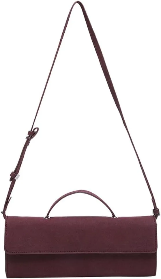 Suede Evening Clutch Purse Women Evening Bag Shoulder Handbag Crossbody Bag Clutch Evening Bags Party Prom Wedding