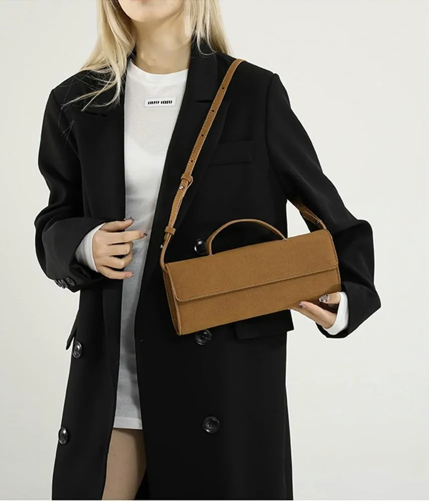 Suede Evening Clutch Purse Women Evening Bag Shoulder Handbag Crossbody Bag Clutch Evening Bags Party Prom Wedding
