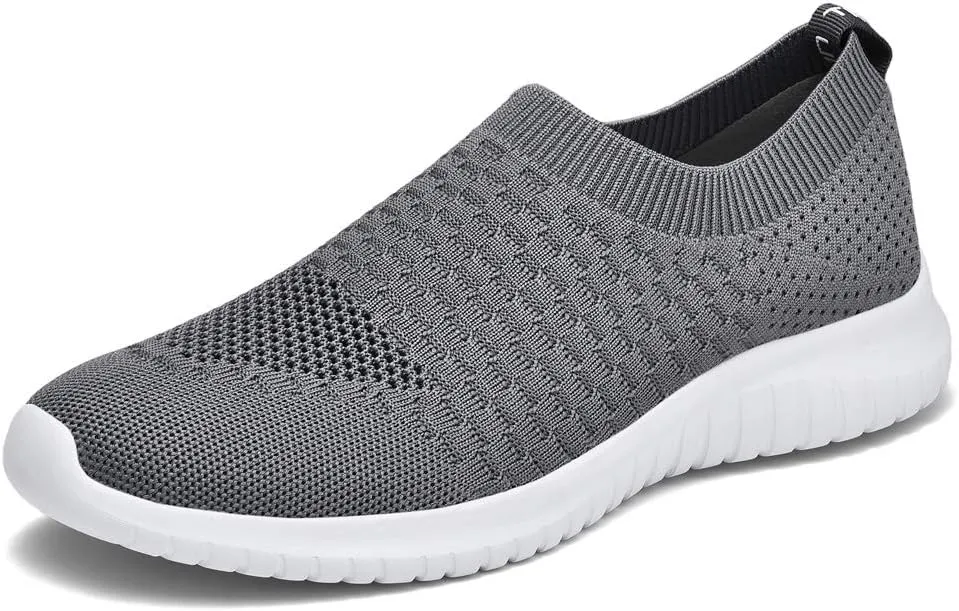 TIOSEBON Women's Athletic Walking Shoes Slip On Casual Mesh-Comfortable Tennis Workout Sneakers