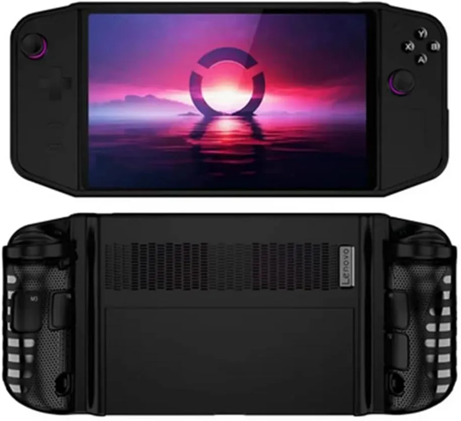 TPU Protective Cover for Lenovo Legion GO Game Console Case Handheld Protector Cover Accessories (Black)