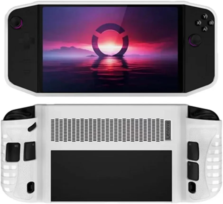 TPU Protective Cover for Lenovo Legion GO Game Console Case Handheld Protector Cover Accessories (White)