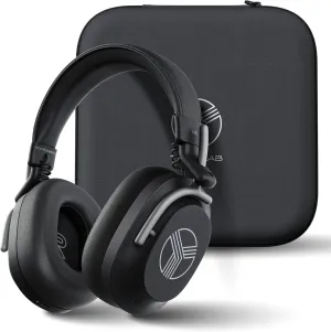 TREBLAB U5 - Hybrid Active Noise Cancelling Headphones Over-Ear Bluetooth 5.3, 55H Battery, Deep Bass, Multipoint, IPX4, Foldable, Mic for Calls, Wireless Headphones Foldable for Travel, Gym, Work