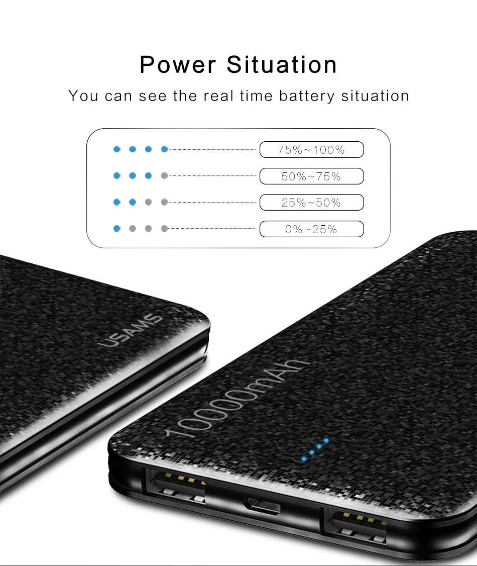 Ultra Slim Power Bank 10000mAh