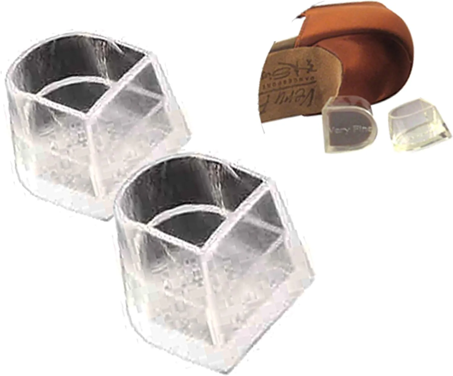 Very Fine Salsa Ballroom Tango Latin Dance Shoes CD2043 Bundle with Dance Shoe Heel Protectors 3" Heel