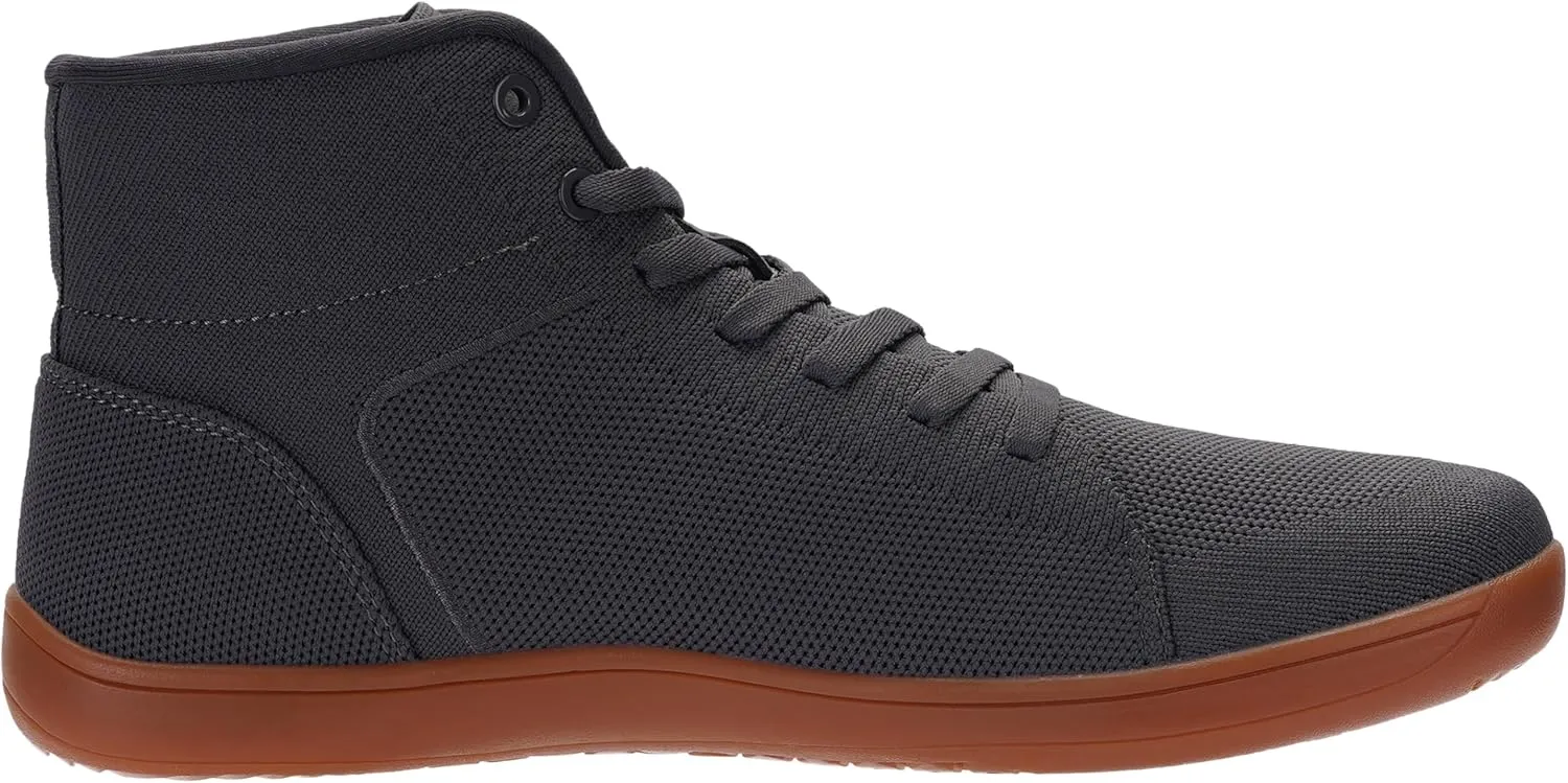 WHITIN Men's High Top Minimalist Barefoot Shoes | Wide Toe Box   Zero Drop Sole