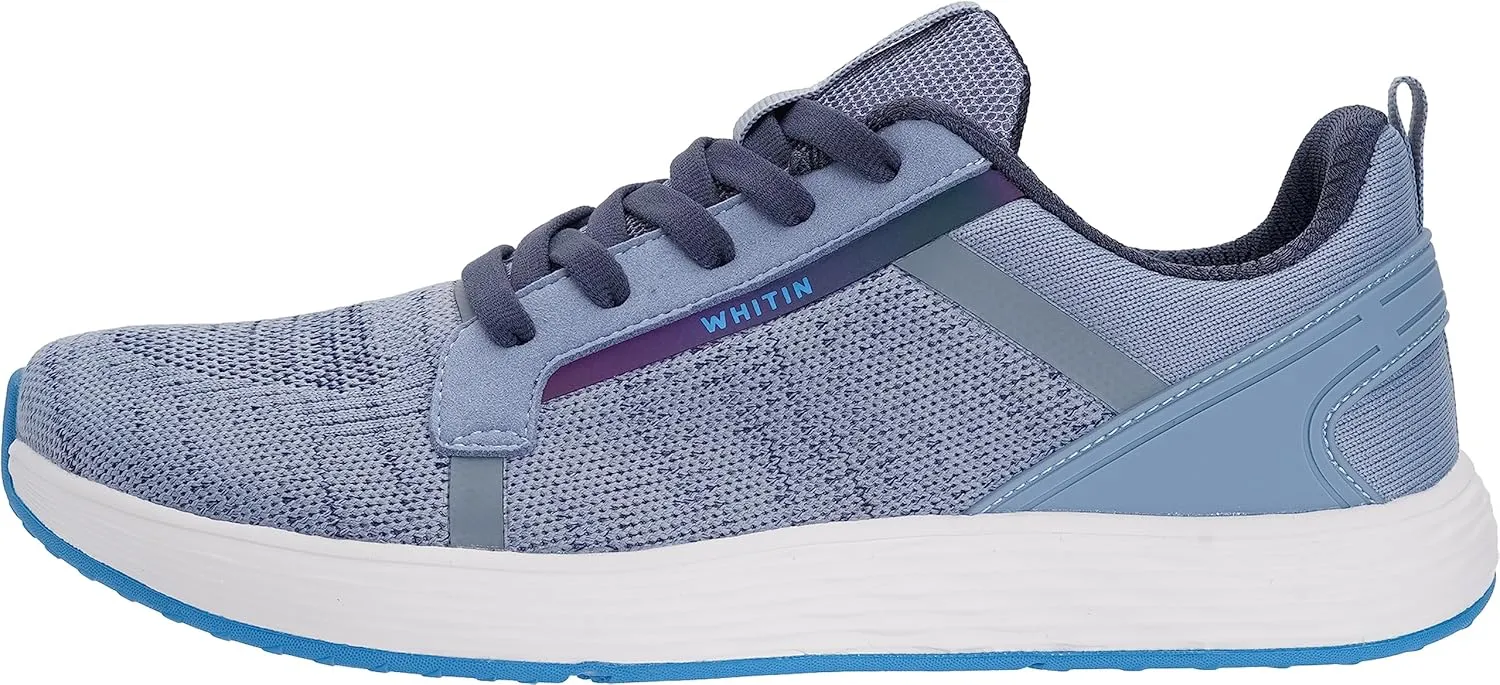 WHITIN Men's Wide Toe Box   Zero Drop Sole Road Running Shoes | Rubber Outsole