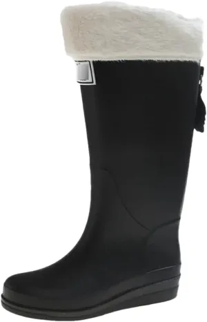 Wjnvfioo Fashion Women's Long Tube Thick Bottom Non-Slip Rainy Season Outdoor Rain Boots Waterproof Rain Boots Work Rain Boots