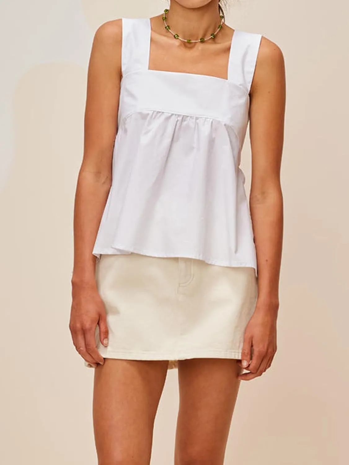 Women Y2k Gingham Tank Top Sleeveless Square Neck Plaid Tank Top Tie Back Ruffle Hem Peplum Tops Summer Streetwear