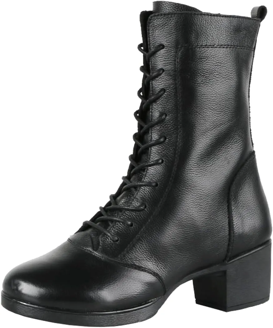 Women's Ballroom Damce Shoes Casual Split Sole Latin Tango Morden Shoes Ladies Chunky Heels Dance Shoes
