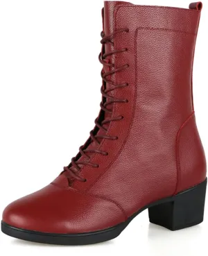 Women's Ballroom Damce Shoes Casual Split Sole Latin Tango Morden Shoes Ladies Chunky Heels Dance Shoes
