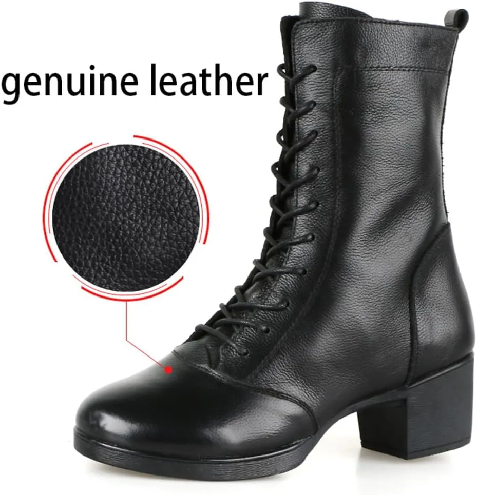Women's Ballroom Damce Shoes Casual Split Sole Latin Tango Morden Shoes Ladies Chunky Heels Dance Shoes