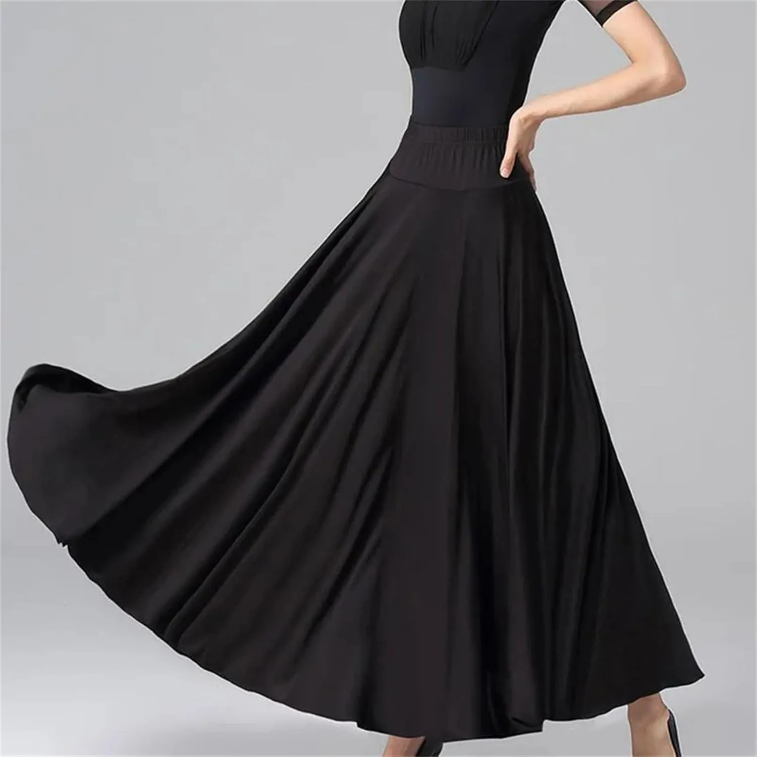 Women's Ballroom Swing Skirt, 10 Colors Pleated Dance