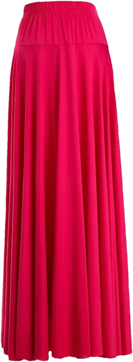 Women's Ballroom Swing Skirt, 10 Colors Pleated Dance