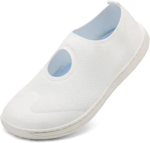 Women's Barefoot Shoes Wide Toe Box Walking Running Shoes Zero Drop Sole Minimalist Wide-Fit Shoes Breathable Lightweight Fashion Tennis Sneakers for Gym Sport