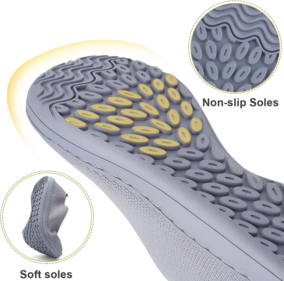 Women's Barefoot Shoes Wide Toe Box Walking Running Shoes Zero Drop Sole Minimalist Wide-Fit Shoes Breathable Lightweight Fashion Tennis Sneakers for Gym Sport