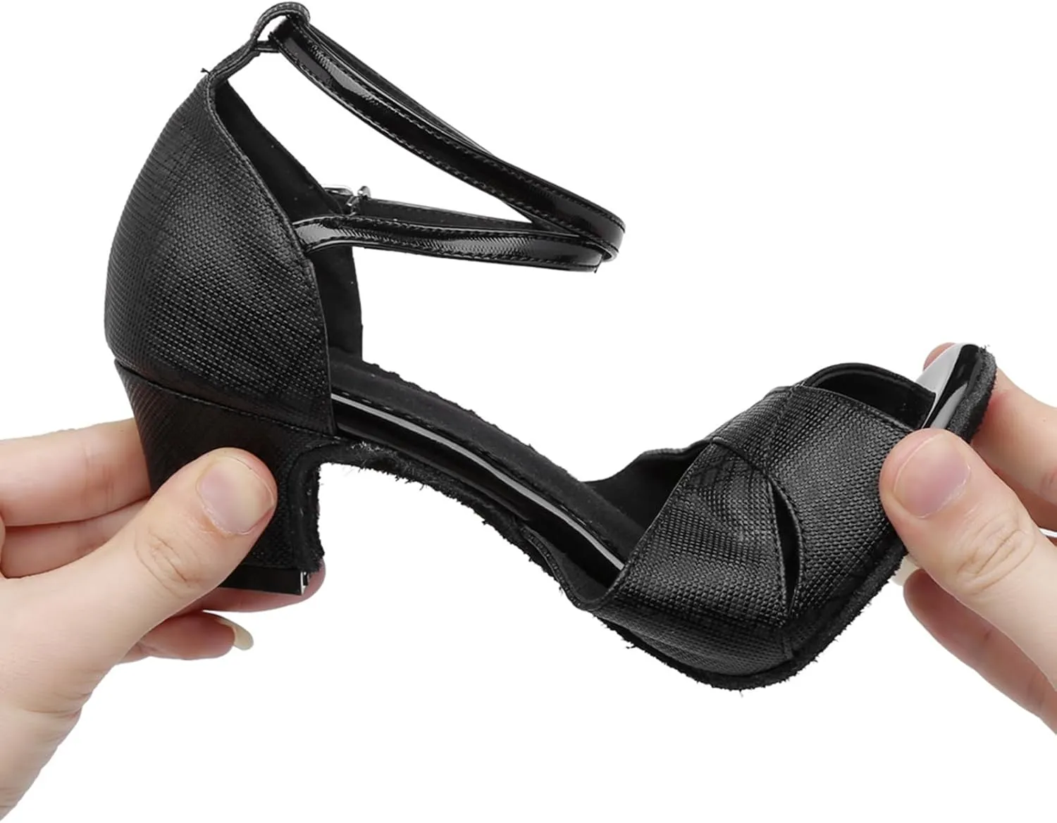 Women's Peep-Toe Synthetic Ballroom Tango Jazz Party Wedding Practice Dance Shoes