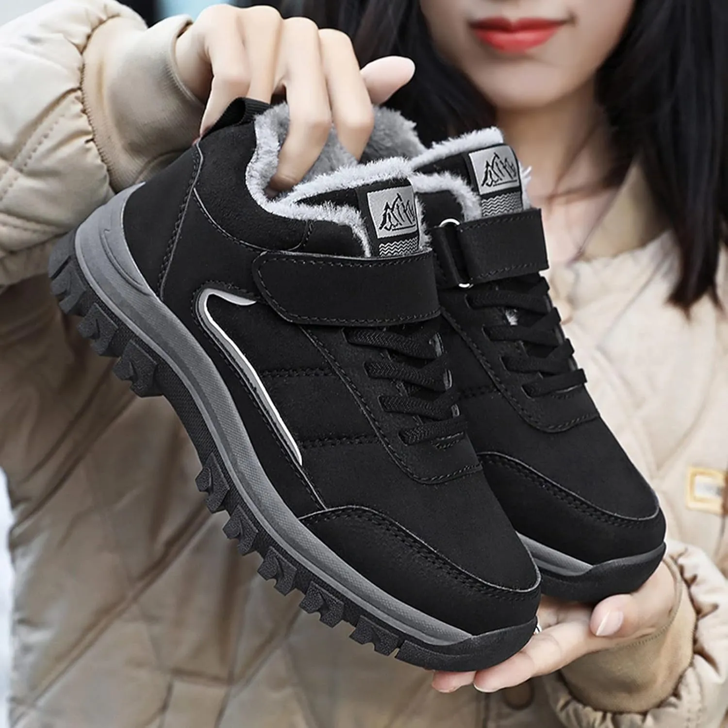 Women's Snow Boots Size 12 Womens Winter Ankle Snow Boots Short Platform Winter Boots for Woman Womens Rubber Ankle Boots Waterproof Womens 9.5 Wide Winter Boots