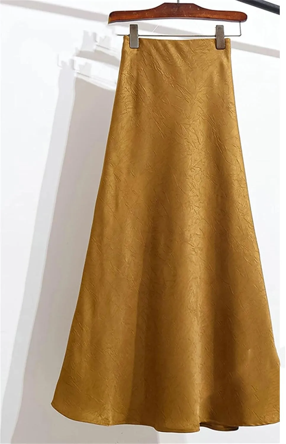 Women's Split Satin Skirt, Korean Mermaid Office Maxi