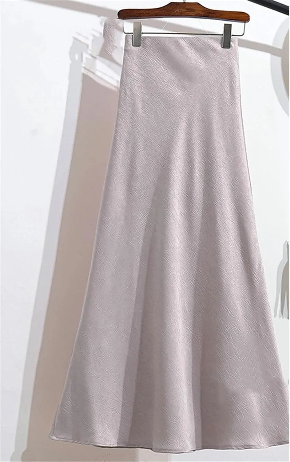 Women's Split Satin Skirt, Korean Mermaid Office Maxi