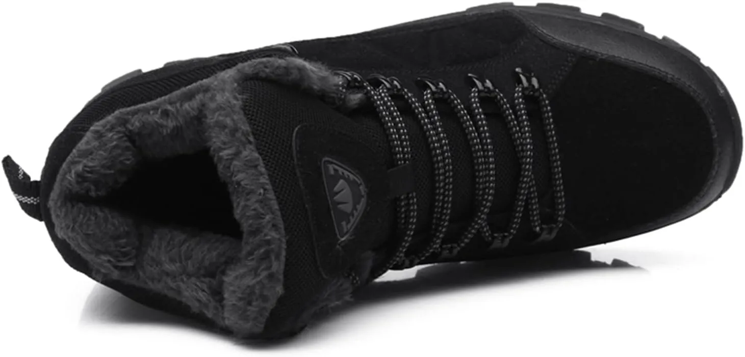 Womens Winter Snow Boots Ankle Womens Boots Winter Fashion Extra Wide Width Women's Winter Boots Womens Non Slip Insulated Snow Boots Womens Winter Hiking Boots Wide Width
