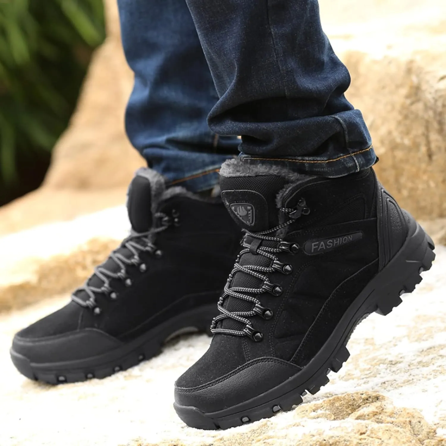 Womens Winter Snow Boots Ankle Womens Boots Winter Fashion Extra Wide Width Women's Winter Boots Womens Non Slip Insulated Snow Boots Womens Winter Hiking Boots Wide Width